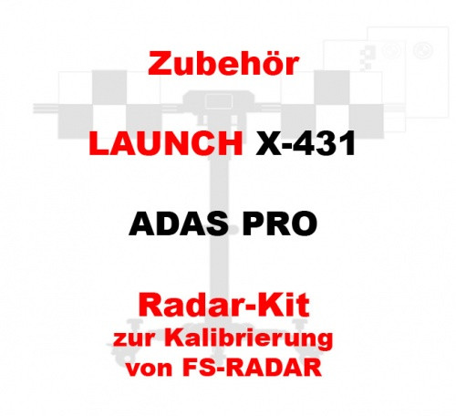 Zubehör für Launch X-431 ADAS Mobile: Radarkit zur Kalibrierung von FAS-Radar