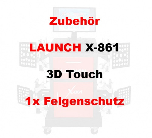 Zubehör für Launch X-861 3D Touch: 1x Felgenschutz - beschichteter Spannhalterfinger