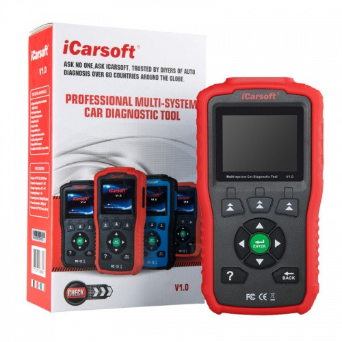 iCarsoft V1 für Mitsubishi Honda Acura Mazda Profi Diagnosegerät OBD 2 Diagnose ABS Airbag uvm.