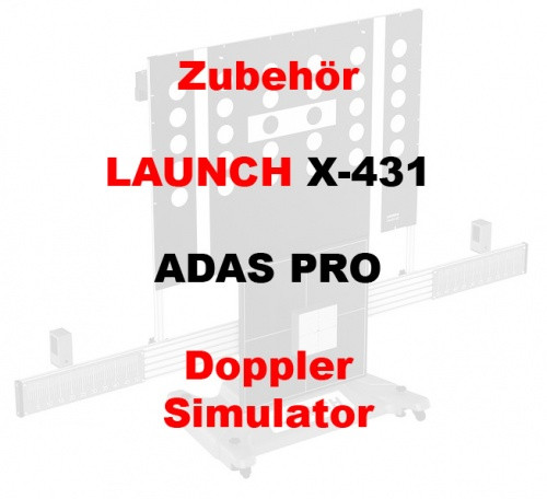 Zubehör für Launch X-431 ADAS Pro: Doppler Simulator für VAG & Mazda