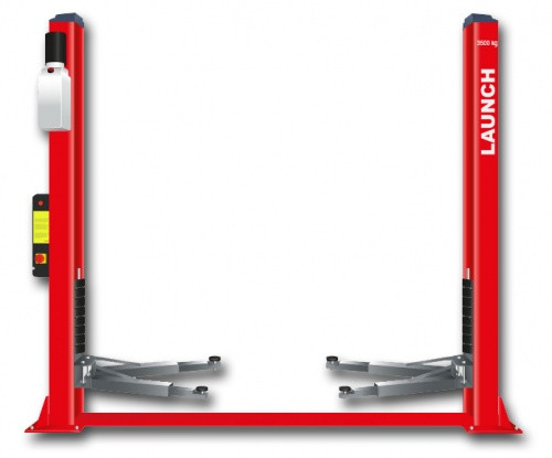 Launch 2 Säulen Hydraulik Hebebühne - Bodenverbunden bis 3500 kg Traglast