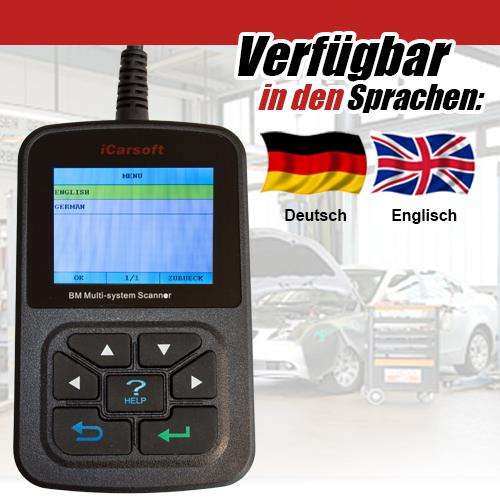 iCarsoft OP V1.0 voor Opel obd2 eobd diagnose apparaat