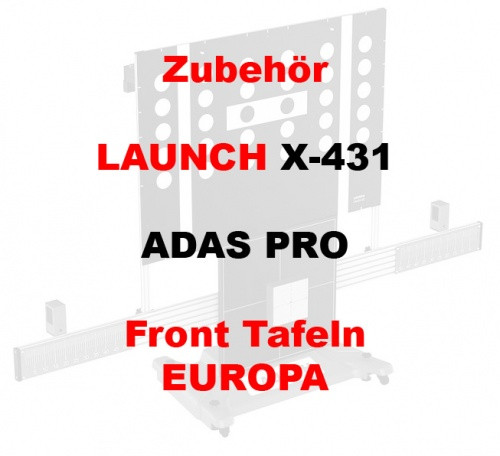 Zubehör für Launch X-431 ADAS Pro: Front Europa