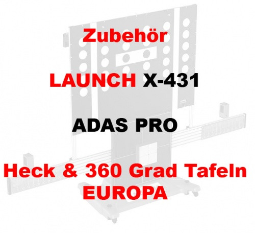 Zubehör für Launch X-431 ADAS Pro: Heck & 360 Grad Europa