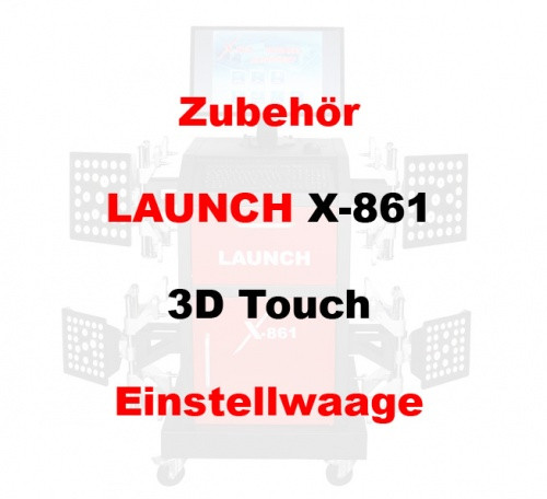 Zubehör für Launch X-861 3D Touch: Einstellwaage zum Ausrichten des Lenkrades bei der Achsvermessung