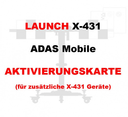 Launch X-431 ADAS Mobile Aktivierungskarte (nur erforderlich bei Nutzung von mehreren X-431 Geräten)
